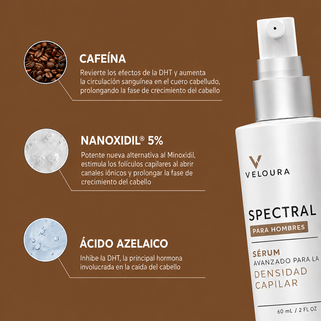 Veloura Sérum Molecular Anti-Caída Avanzado